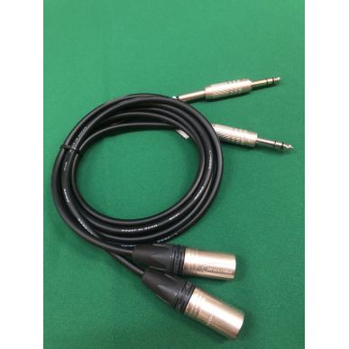 Кабель межблочный Canare L-4E6S (XLR (папа) - J6.3 Stereo) 1,5м